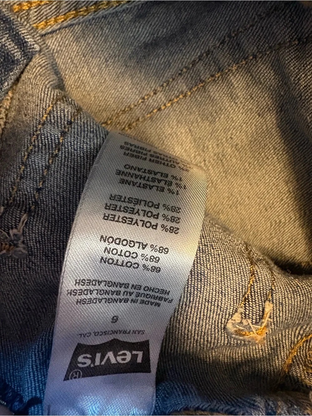 Levi's Girls' Blue Flare Jeans
